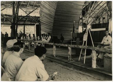 Bamboo church in New Guinea.