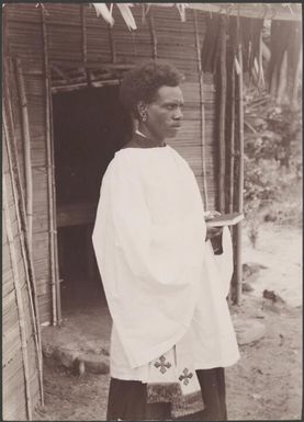 Hugo Hebala, Deacon of Bugotu, Solomon Islands, 1906 / J.W. Beattie