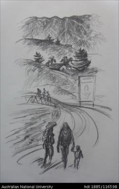 untitled [Near Goroka] [with sign “Eastern Highlands”]