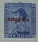 Stamp: New Zealand - Rarotonga Two Shillings