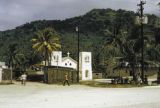 Federated States of Micronesia, village church on Weno Island in Chuuk State