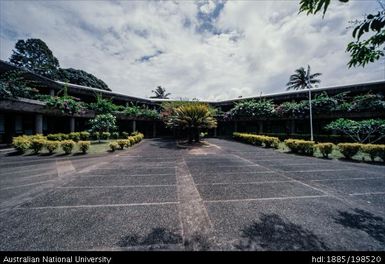 Fiji - concrete complex, gardens