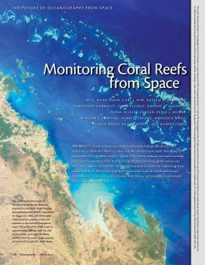 Monitoring coral reefs from space.
