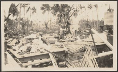 Hurricane damage at Labasa, December 1929