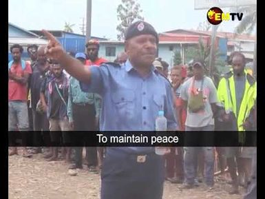 MAINTAIN PEACE