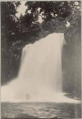 Waterfall in Samoa, approximately 1895