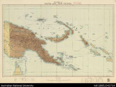 Papua New Guinea, Territory of Papua and New Guinea, NMO-52-214, 1954, 1:2 534 400