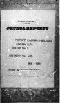 Patrol Reports. Eastern Highlands District, Lufa, 1968 - 1969