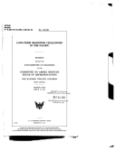 Long-term readiness challenges in the Pacific : hearing before the Subcommittee on Readiness of the Committee on Armed Services, House of Representatives, One Hundred Twelfth Congress, first session, hearing held March 15, 2011
