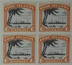 Stamps: Cook Islands Six Pence