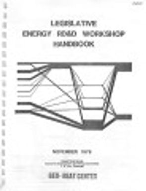 Legislative Energy RD&D Workshop Handbook