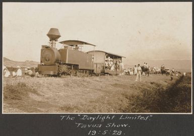 Railway at Tavua, Fiji, May 1928