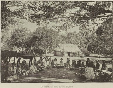 An ordinary kava party, unnamed village, Ha'apai Group, Tonga