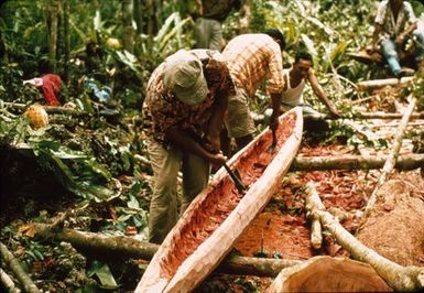 Canoe Making in Niue