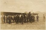 Goebel's arrival at Wheeler Field at 12:24 P.M. Aug. 17/27