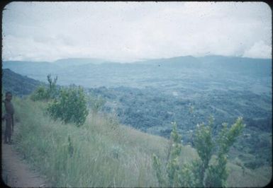 Looking across to Kubor Range from above the Omung River valley : Papua New Guinea, 1954 / Terence and Margaret Spencer