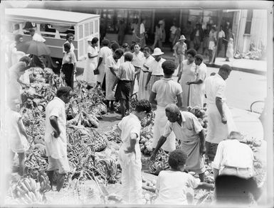 Outdoor market, Suva, Fiji