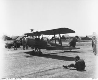 CAPE WOM, WEWAK AREA, NEW GUINEA. 1945-09-14. FOLLOWING HIS FORMAL SURRENDER TO MAJ-GEN H.C.H. ROBERTSON, GOC 6 DIVISION ON 1945-09-13, LT-GEN H. ADACHI, COMMANDER 18 JAPANESE ARMY, WAS REQUIRED TO ..