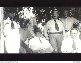 HOLSWORTHY INTERNMENT CAMP, NSW, C.1914. GERMAN PRISONERS FROM NEW GUINEA. (ORIGINAL ALBUM HELD IN AWM ARCHIVE STORE). (DONOR: R.A. SANDS)