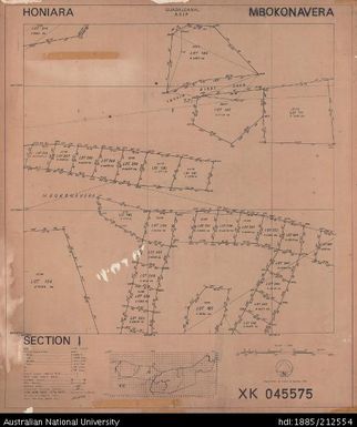 Solomon Islands, Guadalcanal, Honiara - Mbokonavera, Sheet XK 045575, 1969, 1:500