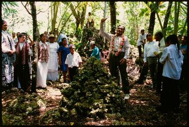 Outdoor ceremony, Niue