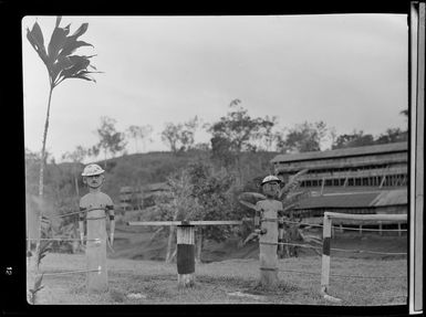 Papuan constabulary establishmennt, [Port Moresby entrance ? Kokoda?], Papua New Guinea