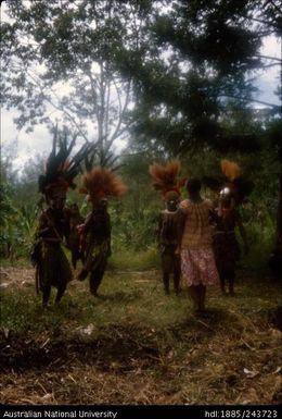 People in ceremonal dress