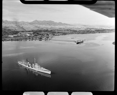 Ship, Bellona, in the bay, Lautoka, Fiji