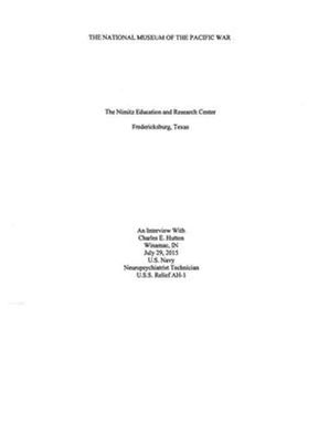 Oral History Interview with Charles Hutton, July 29, 2015