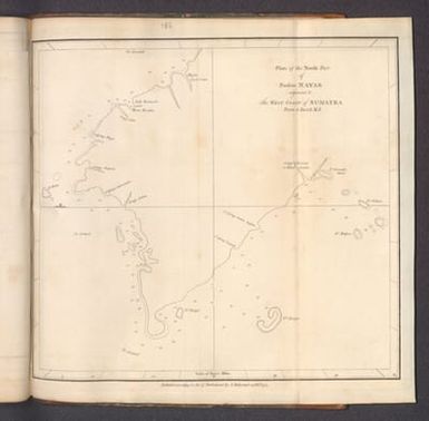 Plan of the North Part of Pooloo Nayas adjacent to The West Coast of Sumatra