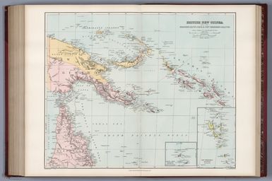 British New Guinea and the Solomon, Santa Cruz & New Hebrides Islands.