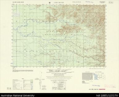 Papua New Guinea, Bougainville, Jaba River, Series: AMS X713, Sheet 6838 I, 1966, 1:50 000