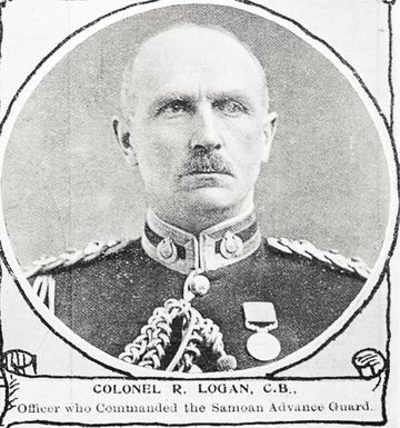 Colonel R. Logan, C.B., officer who commanded the Samoan advance guard