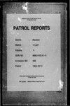 Patrol Reports. Western District, Weam, 1969 - 1970