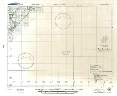 Island of Guam: Pagat Point - Special Air and Gunnery Target Map