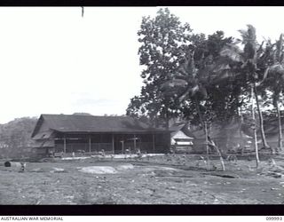 RABAUL, NEW BRITAIN, 1946-04-13. THE MESS USED BY MAJOR-GENERAL B.M. MORRIS, GENERAL OFFICER COMMANDING 8 MILITARY DISTRICT