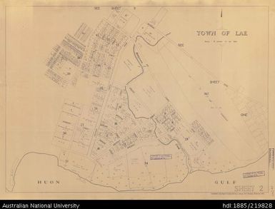 Papua New Guinea, Town of Lae, Sheet 2, 1:3 168, 1962