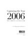 Capturing the Year 2006: Writings from the ANU College of Asia and the Pacific