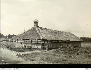 Lae, New Guinea. 1945-04-29. Exterior view of the Protestant Chapel at the 2/7th Australian General Hospital