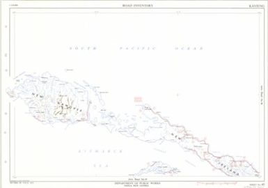 Papua New Guinea road inventory, July 1975: Kavieng (Sheet 45)