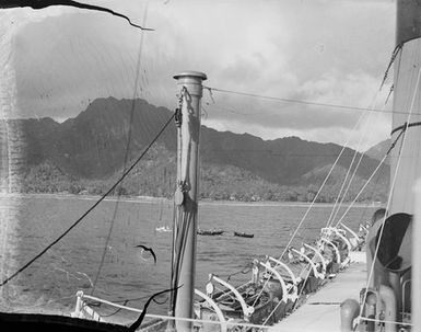 [View of mountains from a ship]