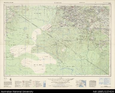 Papua New Guinea, Karimui, Series: AMS T504, Sheet SB 55-9, 1965, 1:250 000