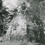 Grave of King Pomare V, on a point at Arue (Tahiti)