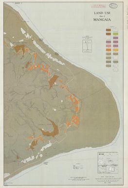 Land use map of Mangaia (sheet 2 recto)