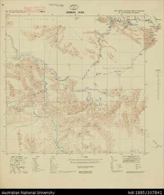 Indonesia, Papua, Netherlands Indies, Idenburg Rivier, 1943, 1:250 000