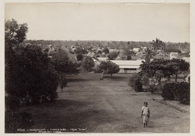 Nuku'alofa, Tongatapu, Tonga, from Zion - Photograph taken by Burton Brothers