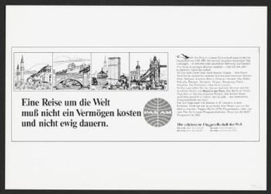Eine Reise um die Welt muß nicht ein Vermögen kosten und nicht ewig dauern.
