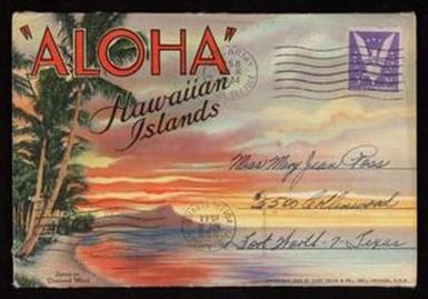 [Souvenir Folder of the Hawaiian Islands from James Walter Patrick]