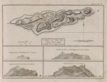 18th Century, Pitcairn Island; Carte et Vues de l'Isle Pitcairn.