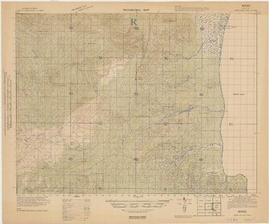 Provisional map, northeast New Guinea: Wago (Sheet Wago)